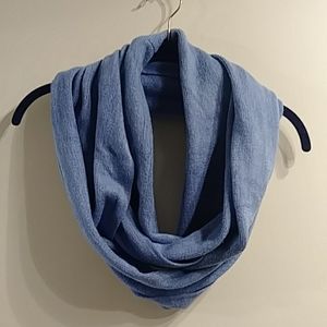 Baby blue infinity scarf